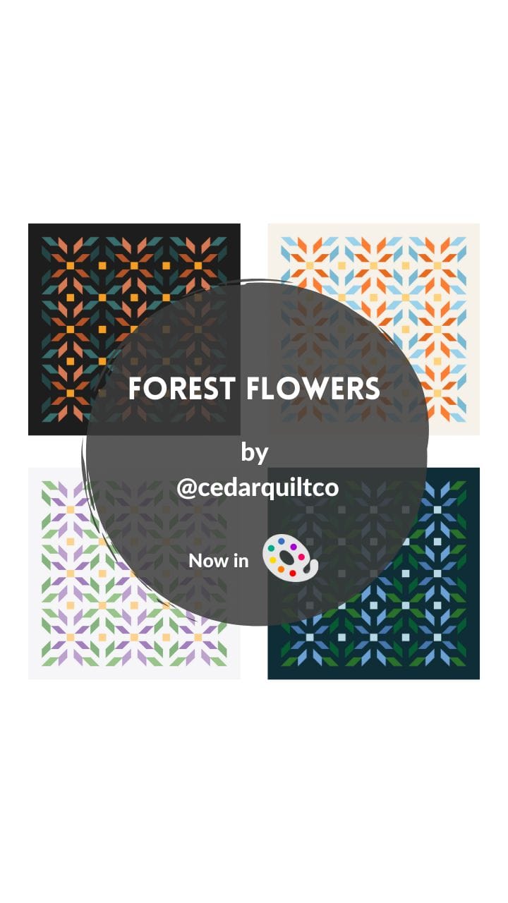 New Pattern: Forest Flowers