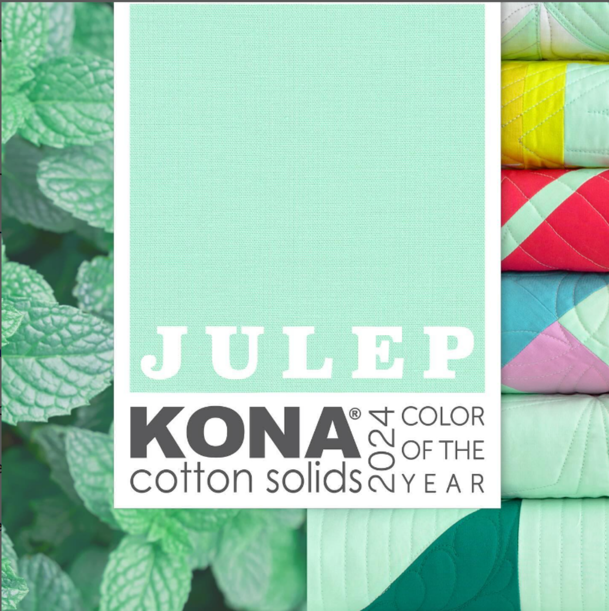 New Fabric: Kona Cotton Coty 2024