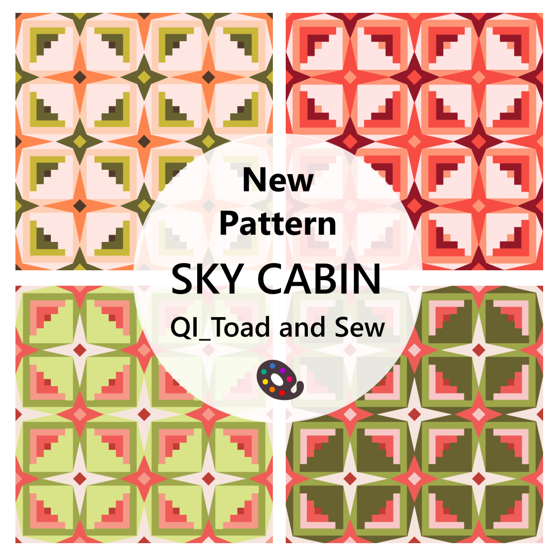 New pattern: Sky Cabin Quilt