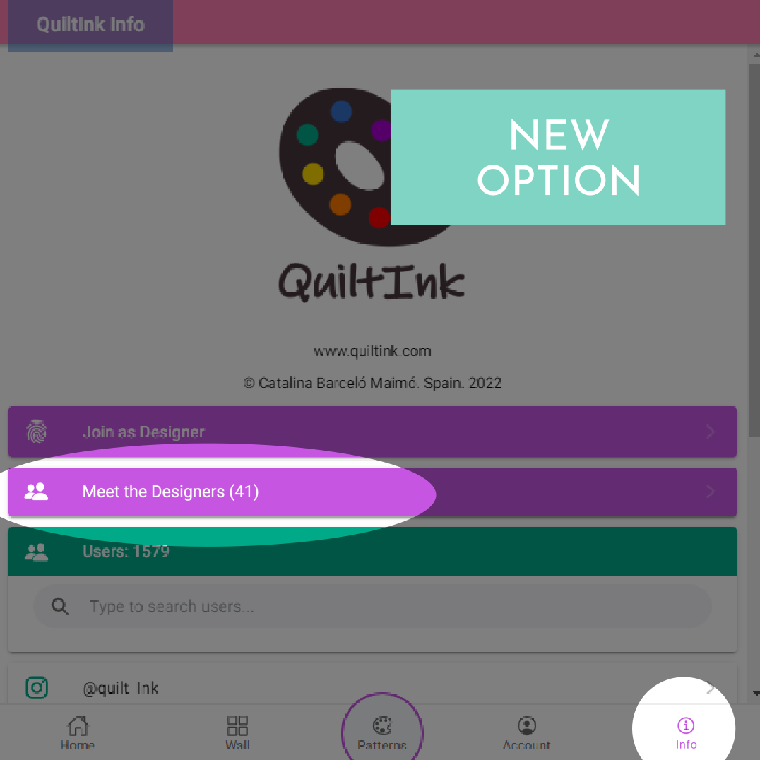 New option: Meet the Designers
