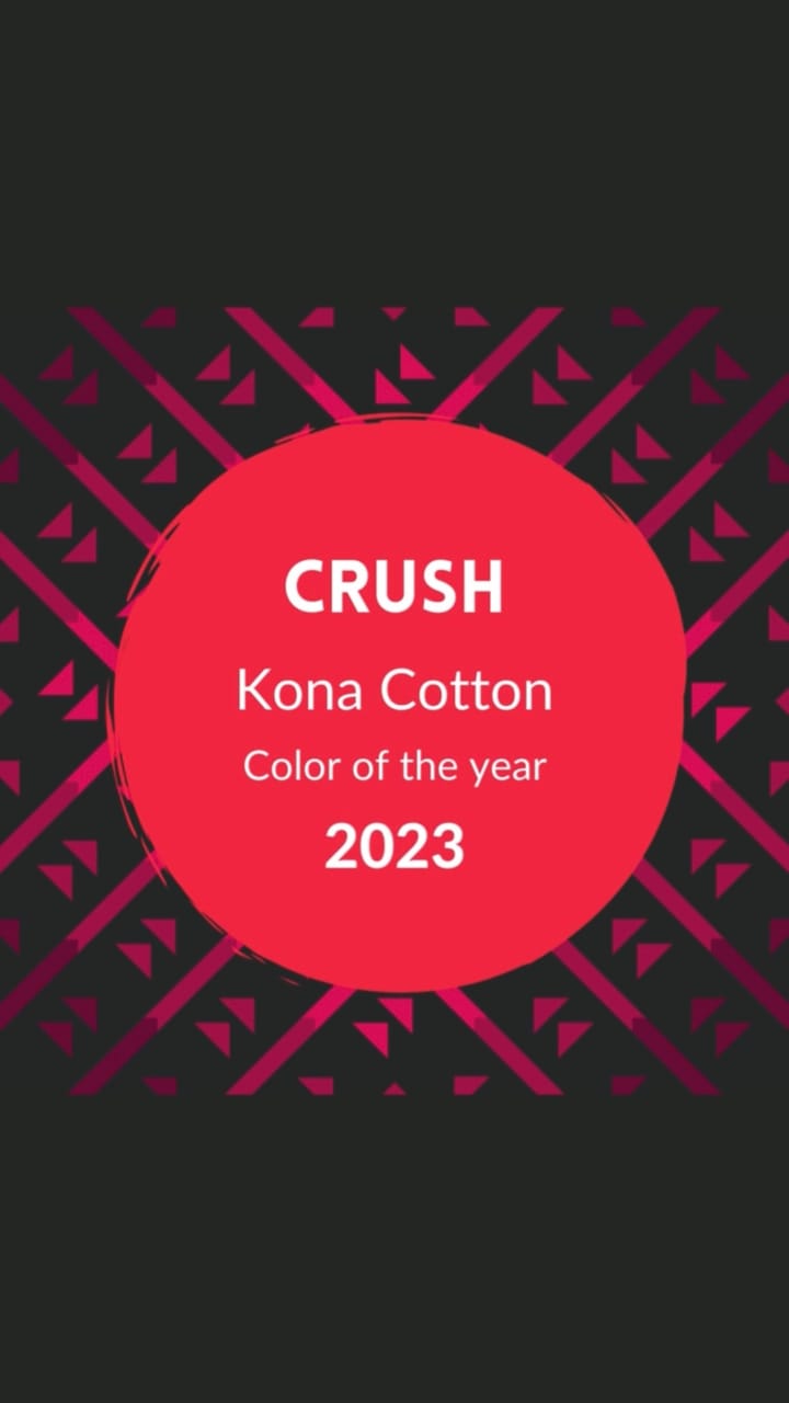 New color: Crush by Kona Cotton
