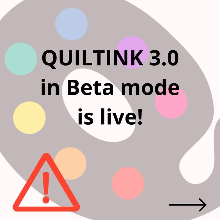 QuiltInk 3.0 Beta is live!