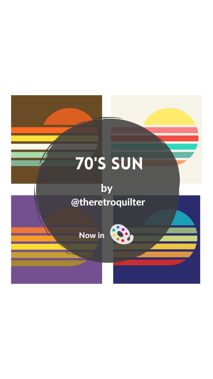 New Pattern: 70's Sun