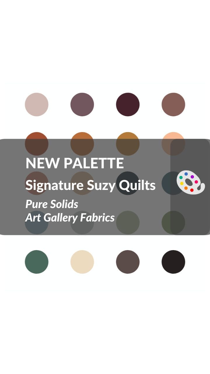 New Palette: Pure Signature Solids by Suzy Quilts for AGF