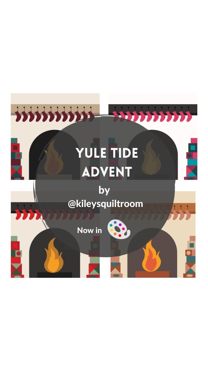 New Pattern: YuleTide Advent Quilt