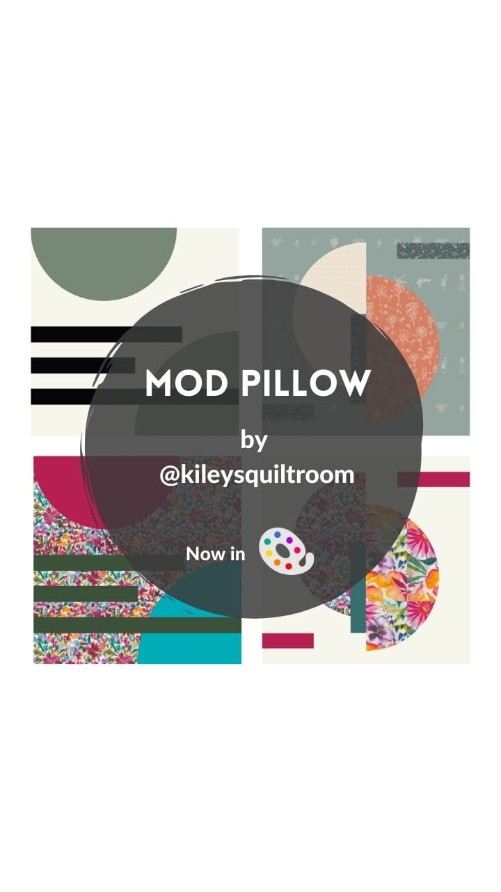 New Pattern: Mod Pillow