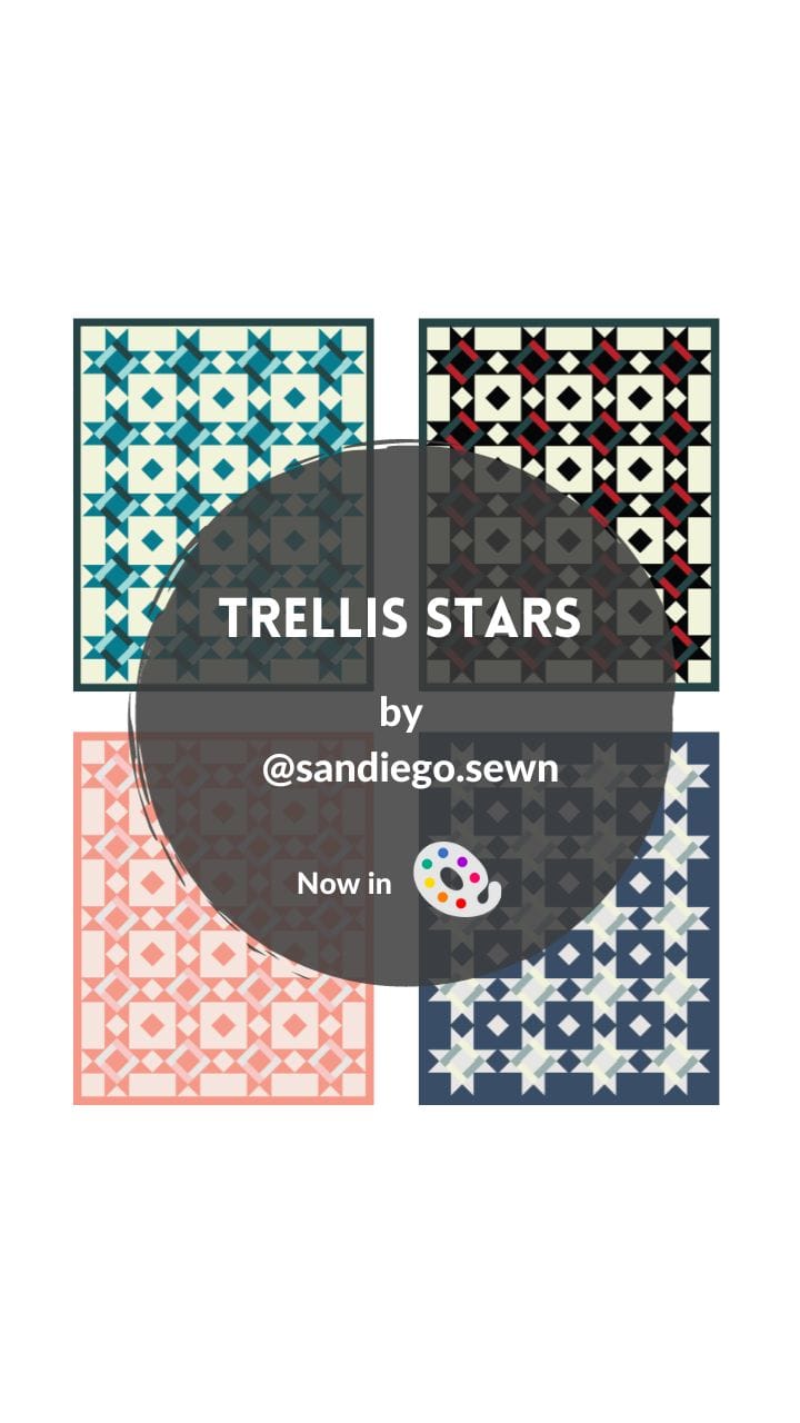 New Pattern: Trellis Stars