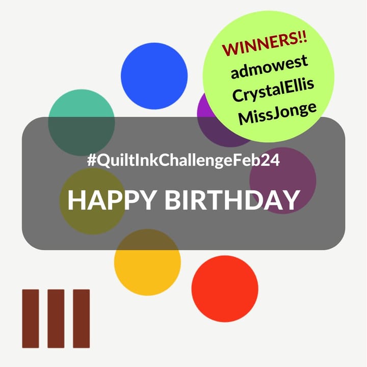 QuiltInk Challenge Feb24 winner