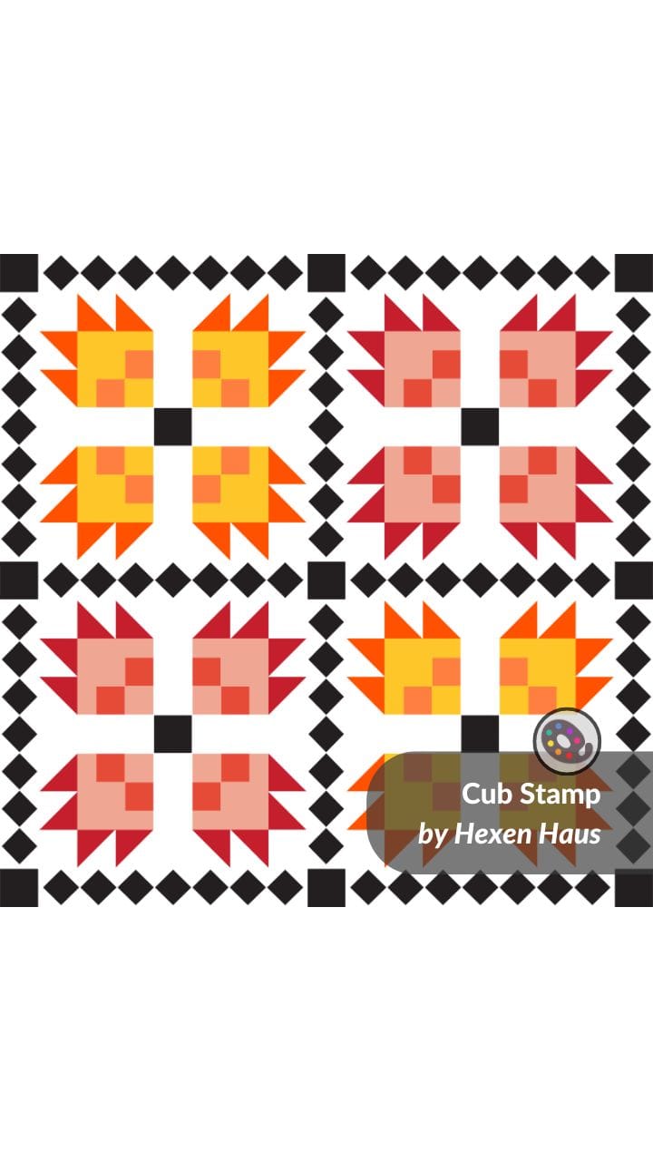 New Pattern: Cub Stamps