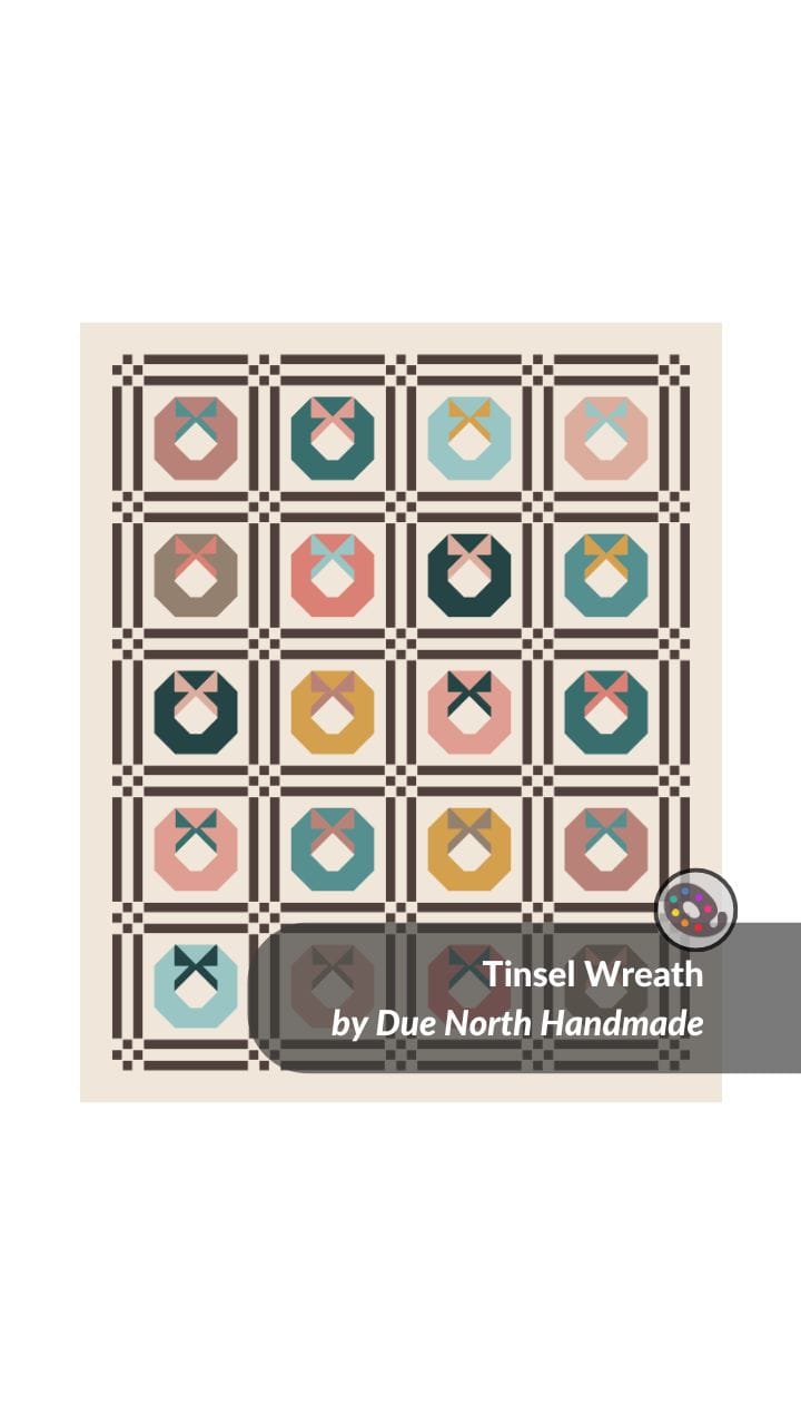 New Pattern: Tinsel Wreath
